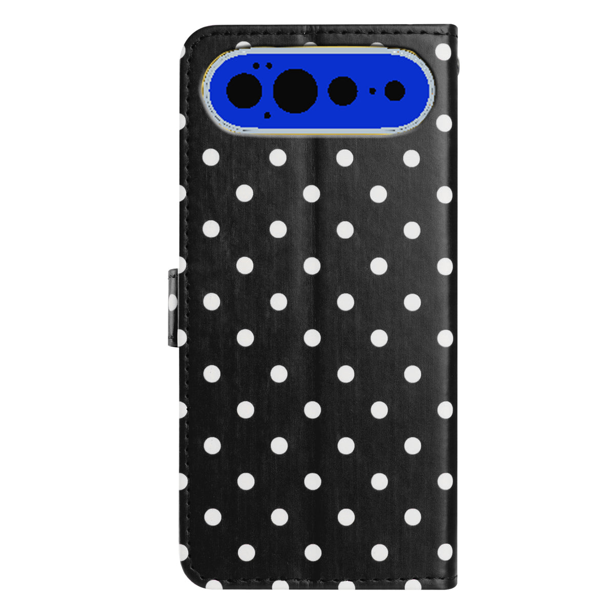 For Google Pixel 11 Pro XL Leather Case Polka Dot Pattern Wallet Stand Folio Phone Cover