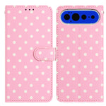 For Google Pixel 11 Pro XL Leather Case Polka Dot Pattern Wallet Stand Folio Phone Cover