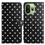 For OnePlus 15T 5G Leather Case Polka Dot Pattern Wallet Stand Folio Phone Cover