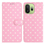 For OnePlus 15T 5G Leather Case Polka Dot Pattern Wallet Stand Folio Phone Cover