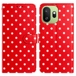 For OnePlus 15T 5G Leather Case Polka Dot Pattern Wallet Stand Folio Phone Cover