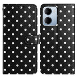 For Xiaomi Redmi 15a 5G Leather Case Polka Dot Pattern Wallet Stand Folio Phone Cover