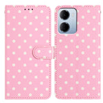 For Xiaomi Redmi 15a 5G Leather Case Polka Dot Pattern Wallet Stand Folio Phone Cover
