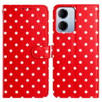 For Xiaomi Redmi 15a 5G Leather Case Polka Dot Pattern Wallet Stand Folio Phone Cover