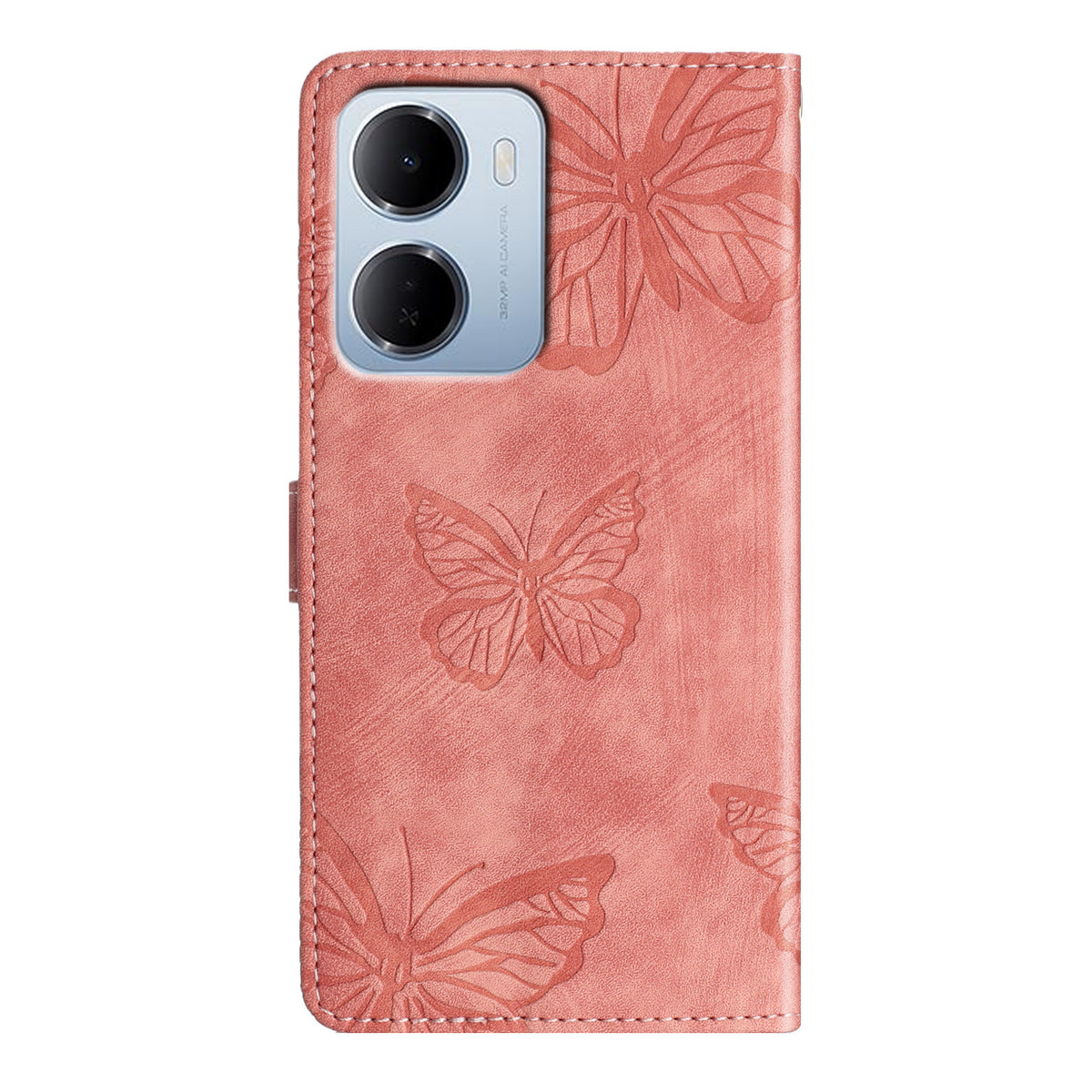 For Xiaomi Redmi 15a 5G Case Butterfly Design Flip Wallet Leather Phone Cover Skin-Touch