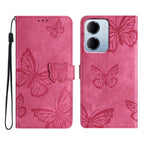 For Xiaomi Redmi 15a 5G Case Butterfly Design Flip Wallet Leather Phone Cover Skin-Touch
