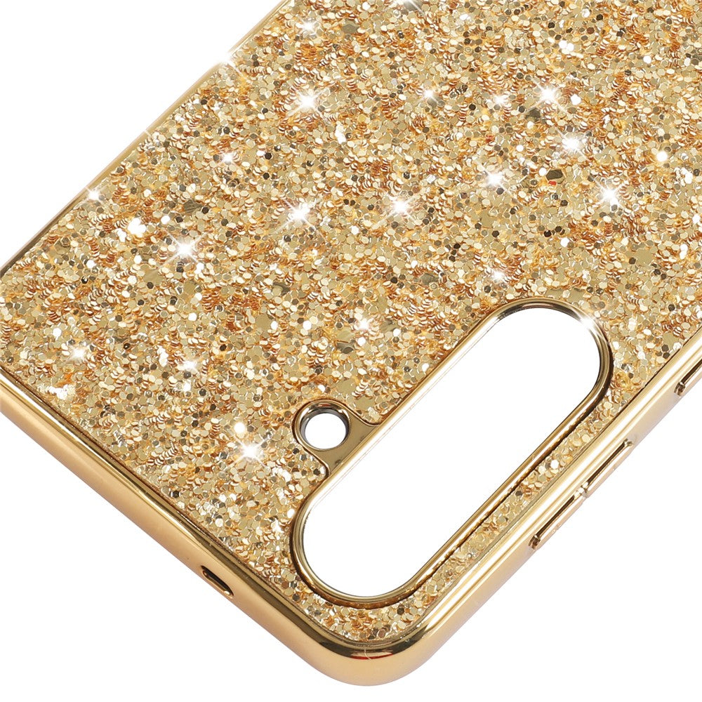 Til Samsung Galaxy A57 5G Etui Elektroplettering TPU + PC Funklende Glitter Telefon Bagcover