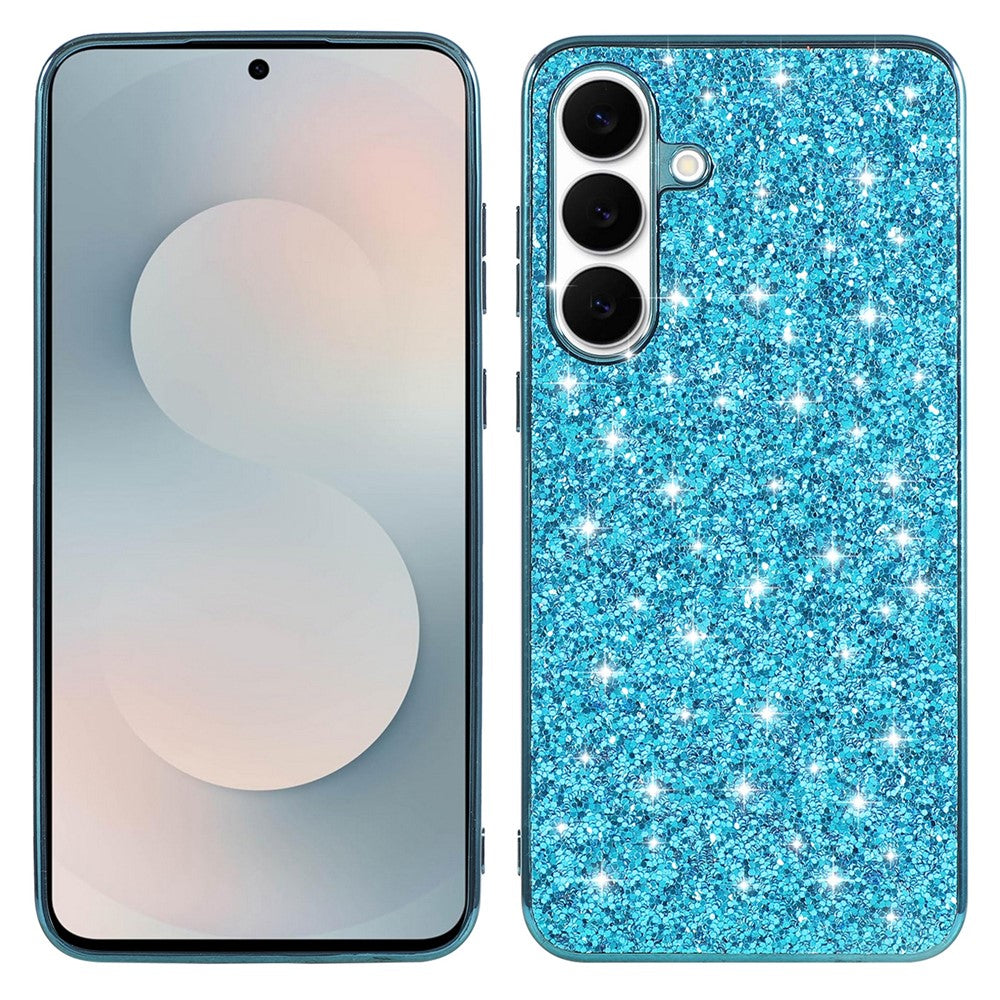 Til Samsung Galaxy A57 5G Etui Elektroplettering TPU + PC Funklende Glitter Telefon Bagcover