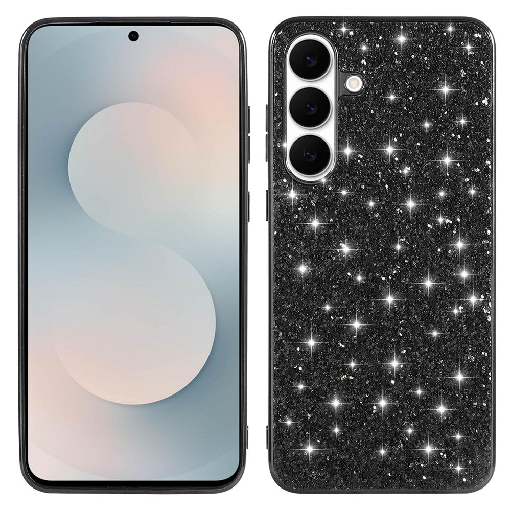 Til Samsung Galaxy A57 5G Etui Elektroplettering TPU + PC Funklende Glitter Telefon Bagcover