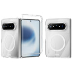 ABEEL For Huawei Pura X Max Magnetic Case Clear PC Anti Scratch Phone Cover