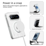 ABEEL For Huawei Pura X Max Magnetic Case Clear PC Anti Scratch Phone Cover