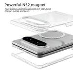 ABEEL For Huawei Pura X Max Magnetic Case Clear PC Anti Scratch Phone Cover