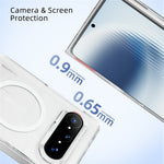ABEEL For Huawei Pura X Max Magnetic Case Clear PC Anti Scratch Phone Cover