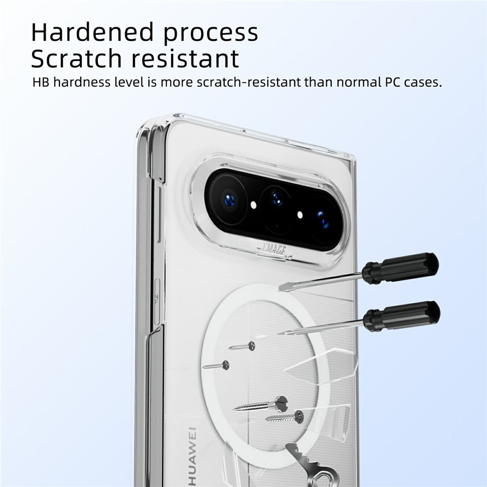 ABEEL For Huawei Pura X Max Magnetic Case Clear PC Anti Scratch Phone Cover
