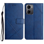For Xiaomi Redmi 15a 5G Case Line Pattern Wallet Leather Phone Cover with Wrist Strap