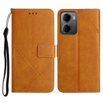 For Xiaomi Redmi 15a 5G Case Line Pattern Wallet Leather Phone Cover with Wrist Strap