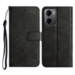 For Xiaomi Redmi 15a 5G Case Line Pattern Wallet Leather Phone Cover with Wrist Strap