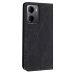 For Xiaomi Redmi 15a 5G Case Imprinted Flower Wallet Stand Leather Phone Cover