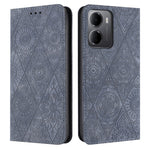 For Xiaomi Redmi 15a 5G Case Imprinted Flower Wallet Stand Leather Phone Cover