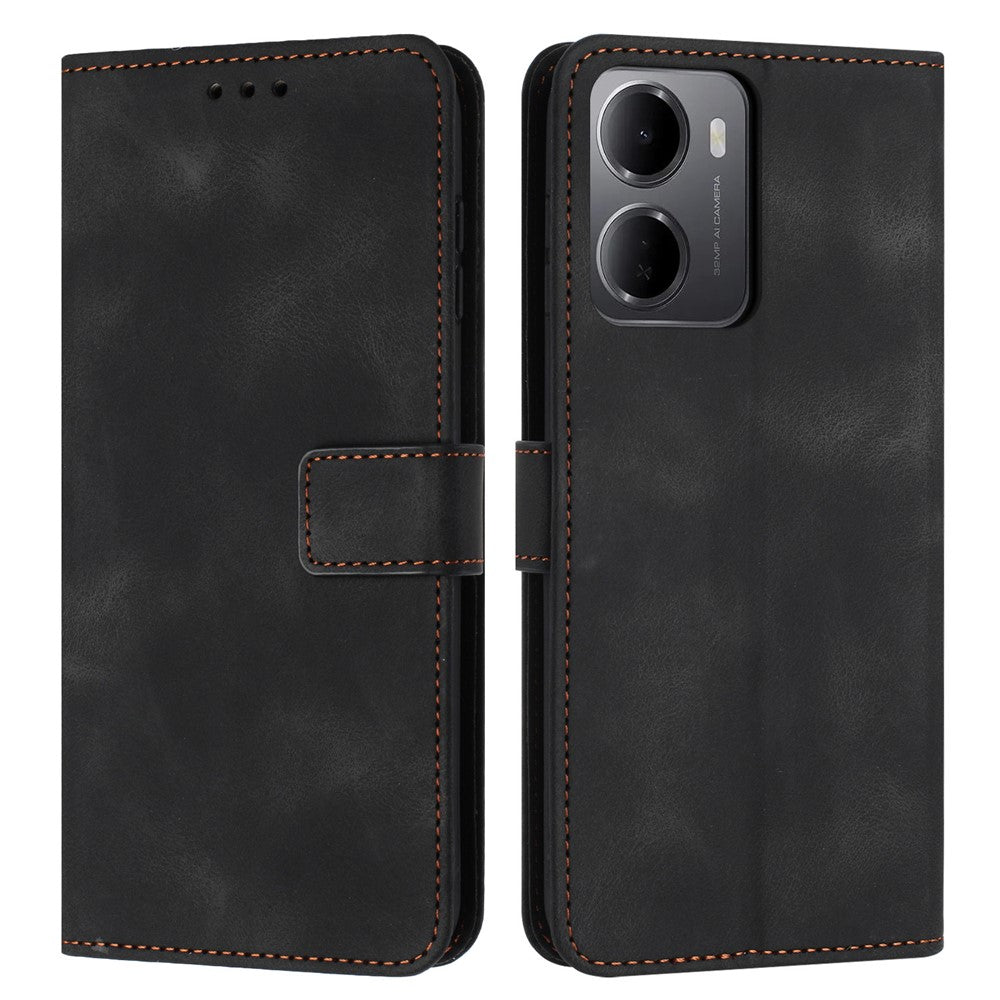 For Xiaomi Redmi 15a 5G Case Solid Color Leather Wallet Protective Phone Cover