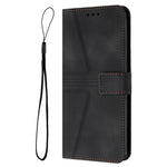 For Xiaomi Redmi 15a 5G Case Triangle Imprinted Anti-Scratch PU Leather Phone Wallet Cover