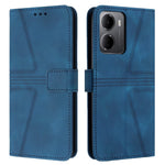 For Xiaomi Redmi 15a 5G Case Triangle Imprinted Anti-Scratch PU Leather Phone Wallet Cover