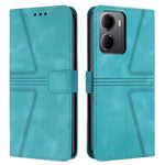 For Xiaomi Redmi 15a 5G Case Triangle Imprinted Anti-Scratch PU Leather Phone Wallet Cover