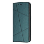 For Xiaomi Redmi 15a 5G Wallet Case Line Imprinted Leather Stand Phone Cover with Wrist Strap