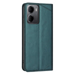 For Xiaomi Redmi 15a 5G Wallet Case Line Imprinted Leather Stand Phone Cover with Wrist Strap