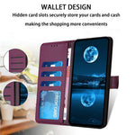 For Samsung Galaxy A27 5G Case Stand Wallet Leather Phone Cover with Strap