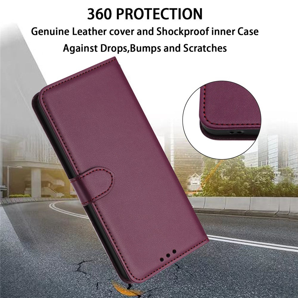 For Samsung Galaxy A27 5G Case Stand Wallet Leather Phone Cover with Strap