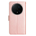 For Honor Magic8 Pro 5G Leather Wallet Case Butterfly Flower Imprinted Phone Cover with Strap