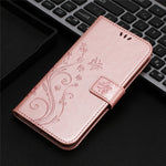 For Honor Magic8 Pro 5G Leather Wallet Case Butterfly Flower Imprinted Phone Cover with Strap