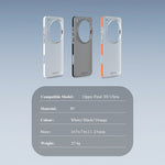 LEREACH TOC Series for Oppo Find X9 Ultra 5G Case Flowing Grid PC Phone Cover