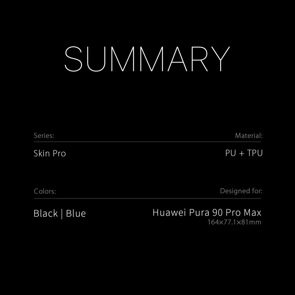 DUX DUCIS för Huawei Pura 90s Pro Max / Pura 90 Pro Max-skal Skin Pro-serien Läder Stativfodral Korthållare