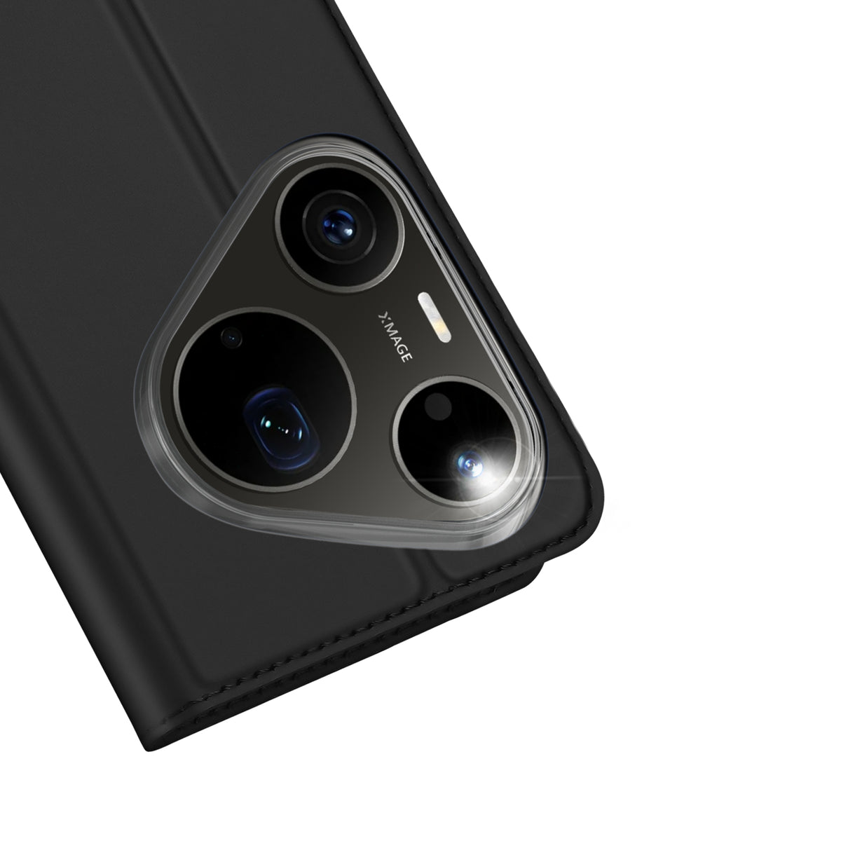 DUX DUCIS för Huawei Pura 90s Pro Max / Pura 90 Pro Max-skal Skin Pro-serien Läder Stativfodral Korthållare