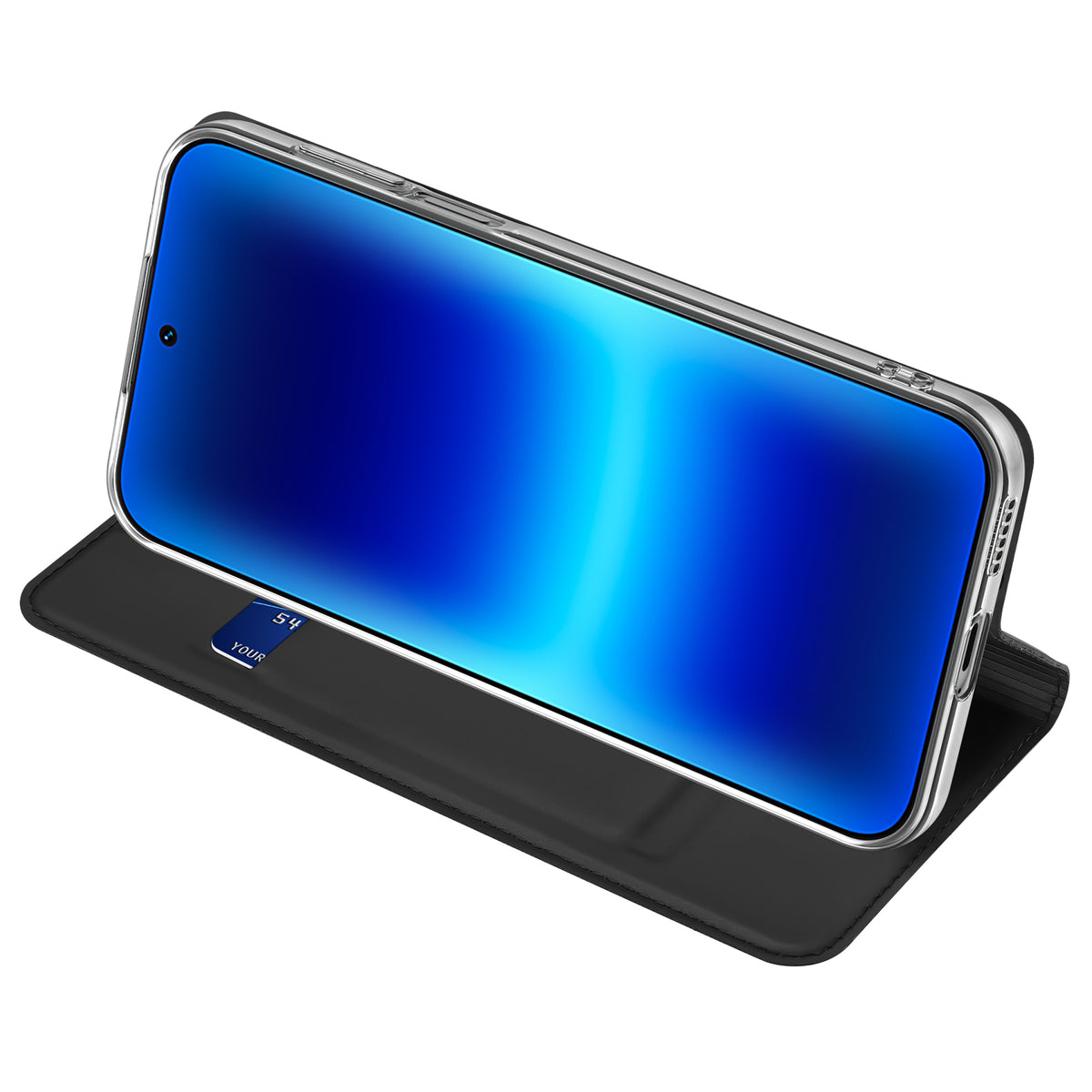 DUX DUCIS för Huawei Pura 90s Pro Max / Pura 90 Pro Max-skal Skin Pro-serien Läder Stativfodral Korthållare