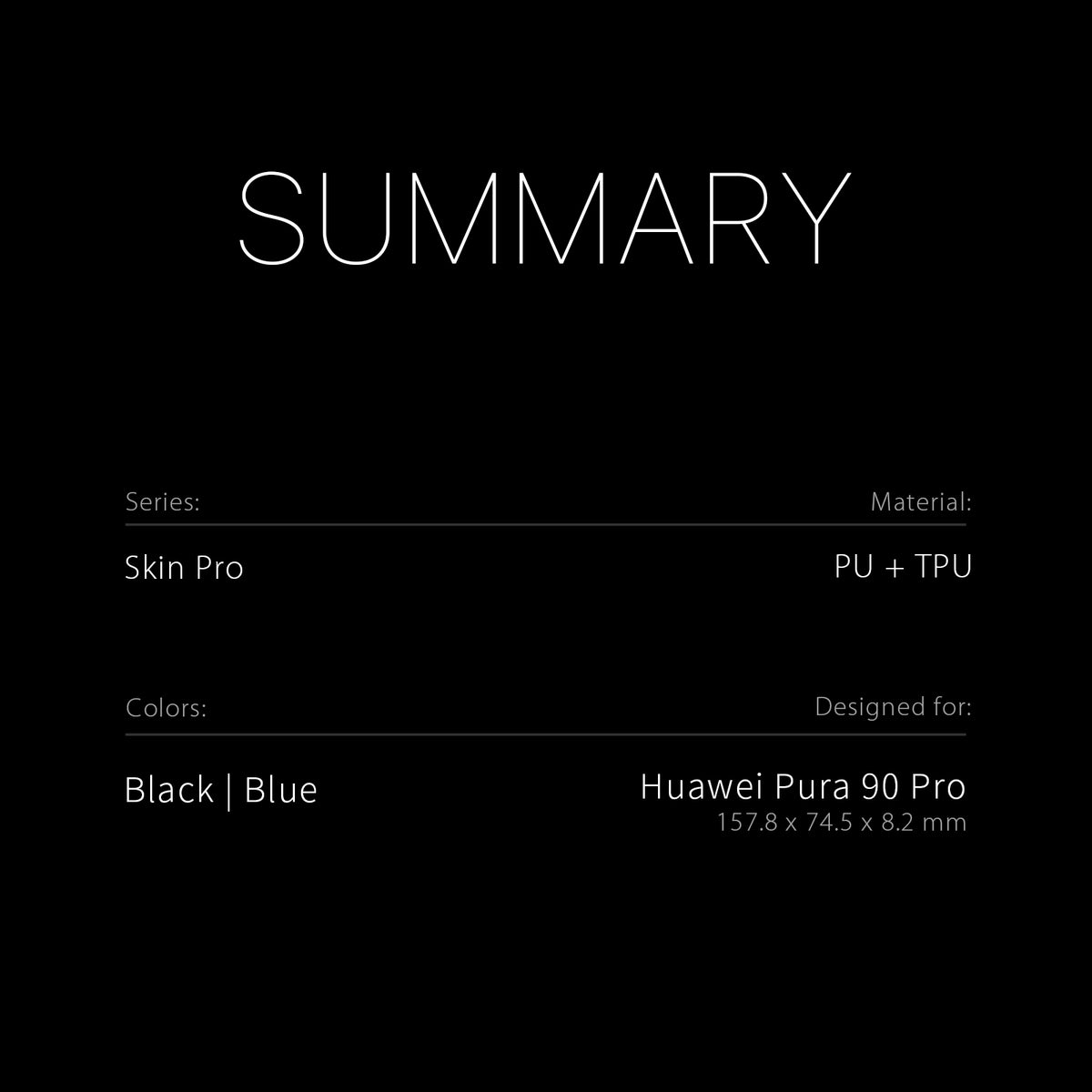 DUX DUCIS-cover til Huawei Pura 90s Pro / Pura 90 Pro, Skin Pro-serien, lædercover med stativ og kortholder