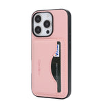 HGUANCASE iPhone 15 Pro Max Vintageskal i Läder - Rosa
