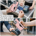 HGUANCASE iPhone 15 Pro Max Vintageskal i Läder - Rosa