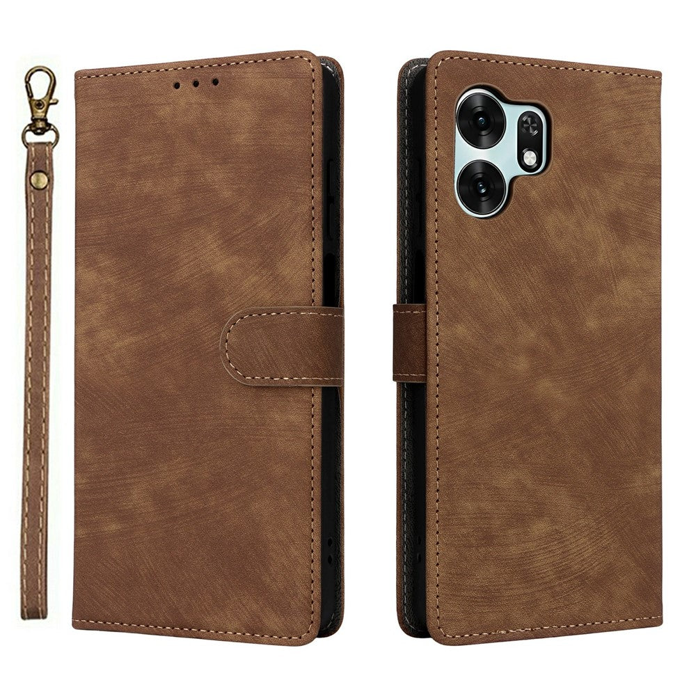 For Honor X6d 5G / Play 60A 5G Case Wallet RFID Blocking PU Leather Phone Cover Stand with Strap