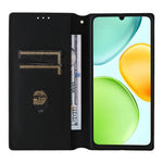 For Honor X6d 5G / Play 60A 5G Case Wallet Rhombus Imprinted PU Leather Phone Cover