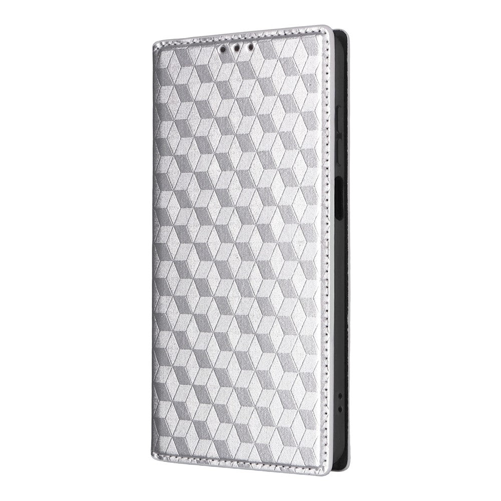 For Honor X6d 5G / Play 60A 5G Case Wallet Rhombus Imprinted PU Leather Phone Cover