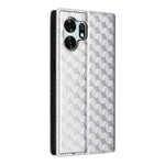 For Honor X6d 5G / Play 60A 5G Case Wallet Rhombus Imprinted PU Leather Phone Cover