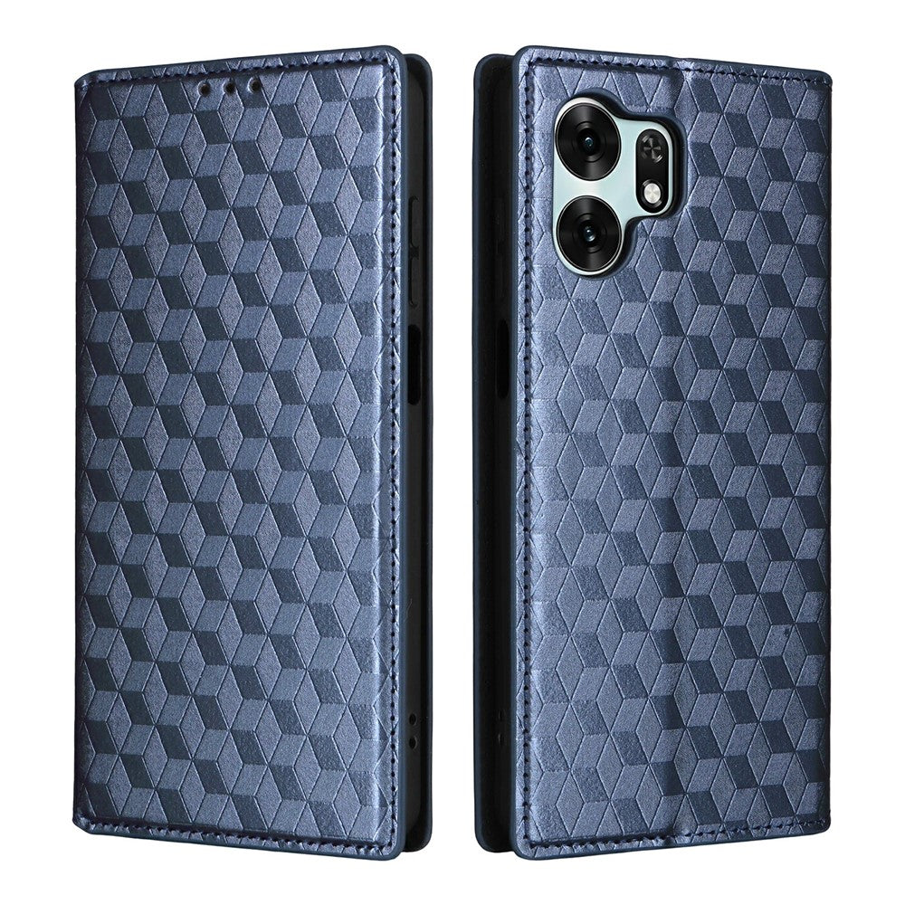For Honor X6d 5G / Play 60A 5G Case Wallet Rhombus Imprinted PU Leather Phone Cover
