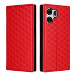 For Honor X6d 5G / Play 60A 5G Case Wallet Rhombus Imprinted PU Leather Phone Cover