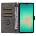 For Samsung Galaxy A27 5G Case Wallet RFID Blocking PU Leather Phone Cover Stand with Strap