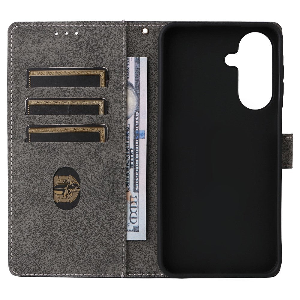 For Samsung Galaxy A27 5G Case Wallet RFID Blocking PU Leather Phone Cover Stand with Strap