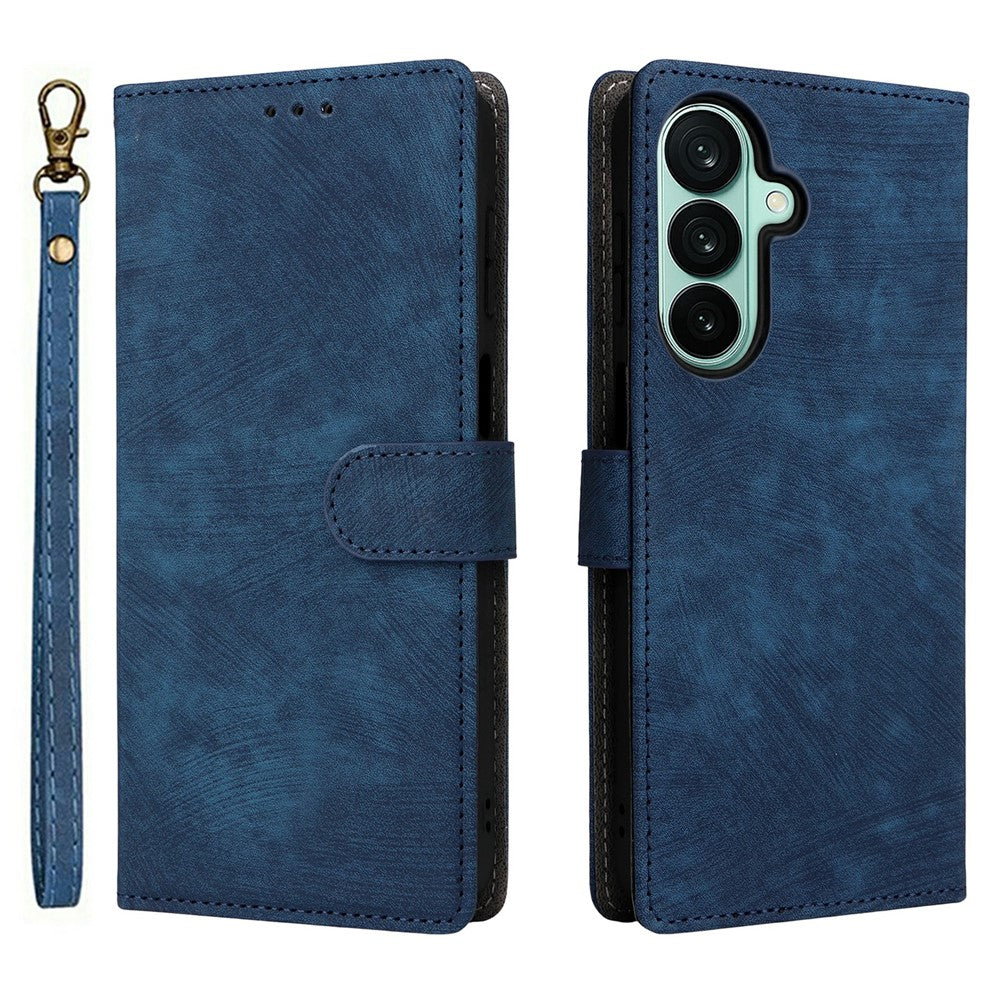 For Samsung Galaxy A27 5G Case Wallet RFID Blocking PU Leather Phone Cover Stand with Strap