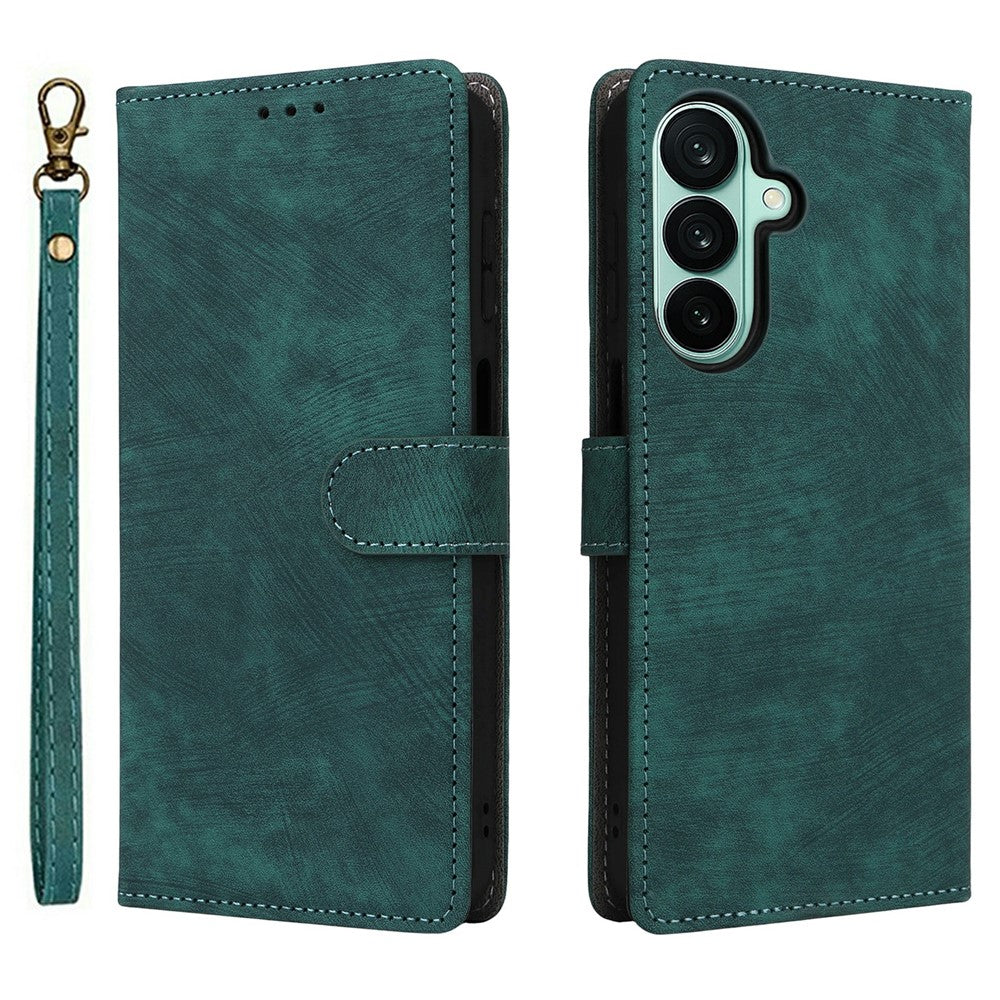 For Samsung Galaxy A27 5G Case Wallet RFID Blocking PU Leather Phone Cover Stand with Strap